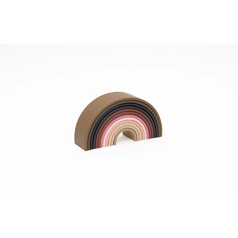 Jouet Silicone Grand arc-en-ciel Diversity - 0m+-1