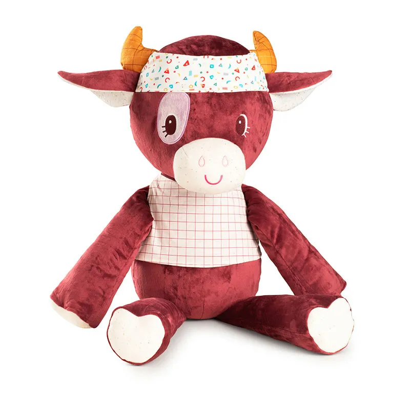 Grande peluche Rosalie la vache 90cm - 9m+-1