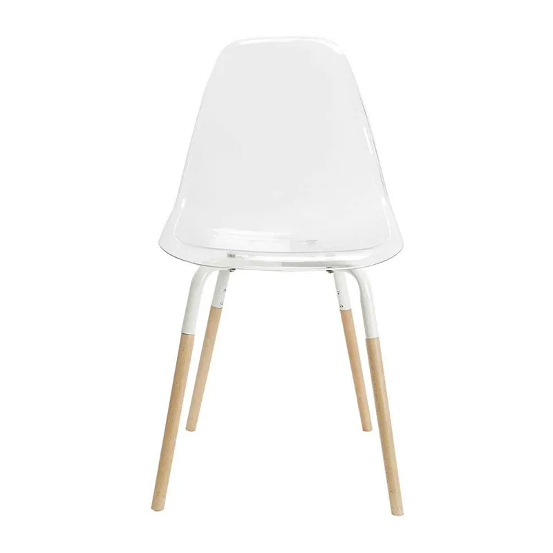 4 Chaises Scandi. Phenix Transparent - 49x45,8x85,8cm-2