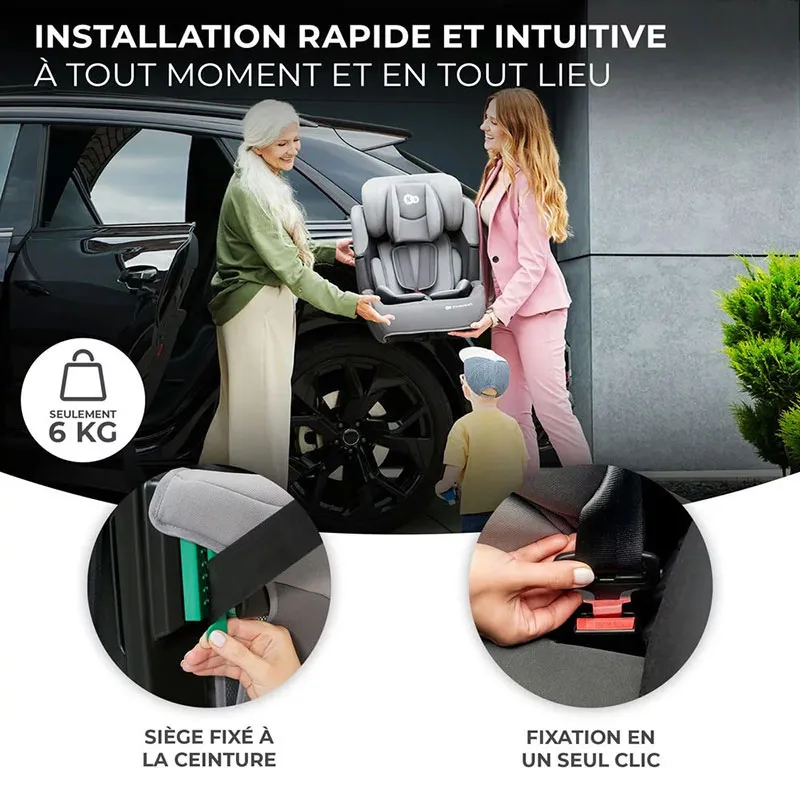 Siège-auto Comfort Up i-Size/Ceinturé 75-150cm - Noir-8