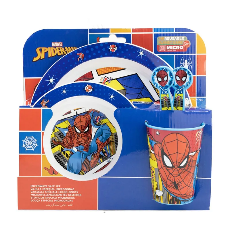 Set repas Spiderman Midnight - 5pcs-1