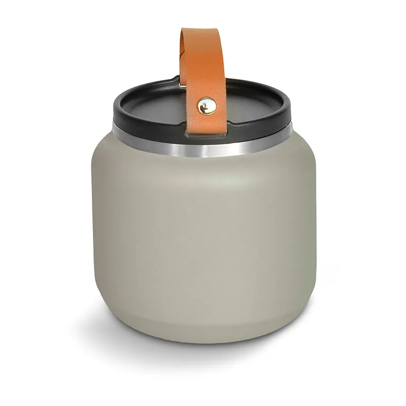Lunchbox isotherme avec poignée Beige - 700ml-1