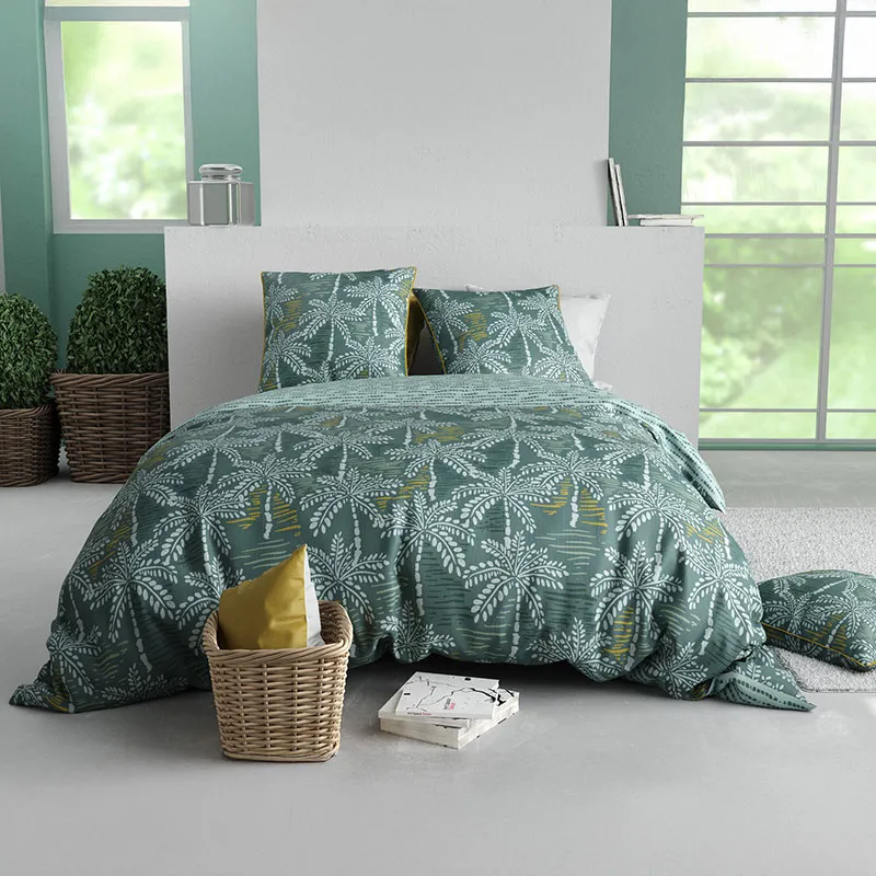 Parure 3pcs Microfibre effet pêche Tobago-0