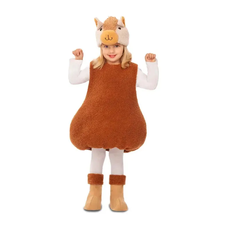 Déguisement Bébé/Enfant - Alpaga en peluche-2