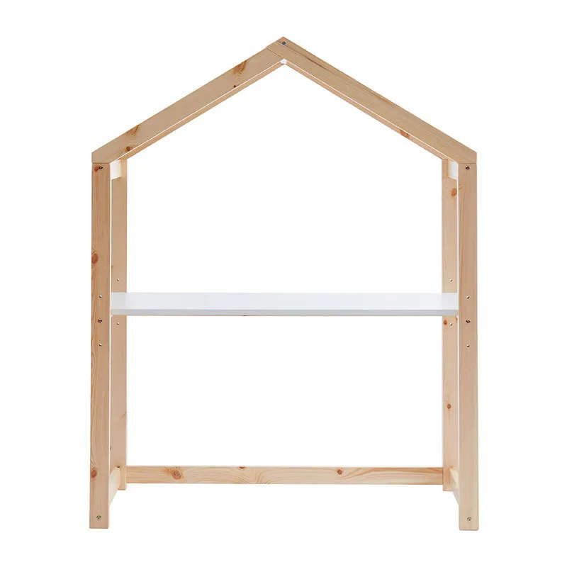 Bureau cabane Tiny Bois/Blanc - 120x50x151cm-2