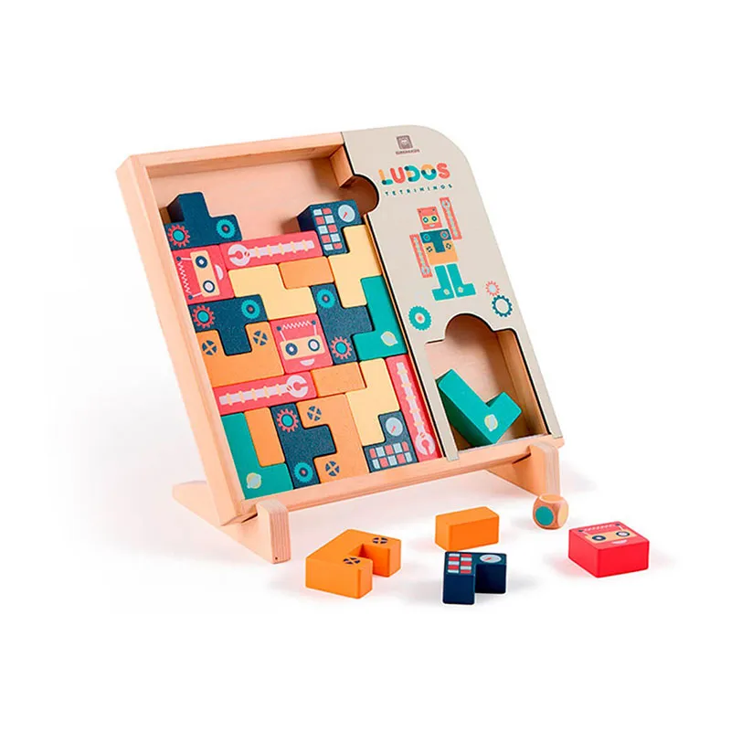 Jeux de tetris en bois Ludos - 36m+-0