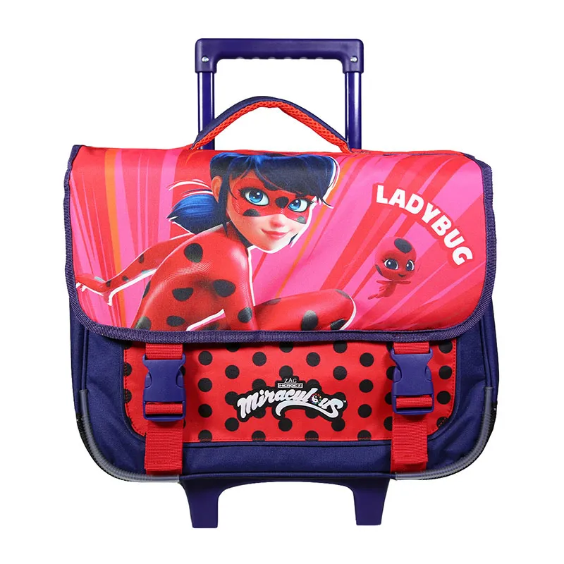 Cartable à roulettes Miraculous - 38x31cm-0