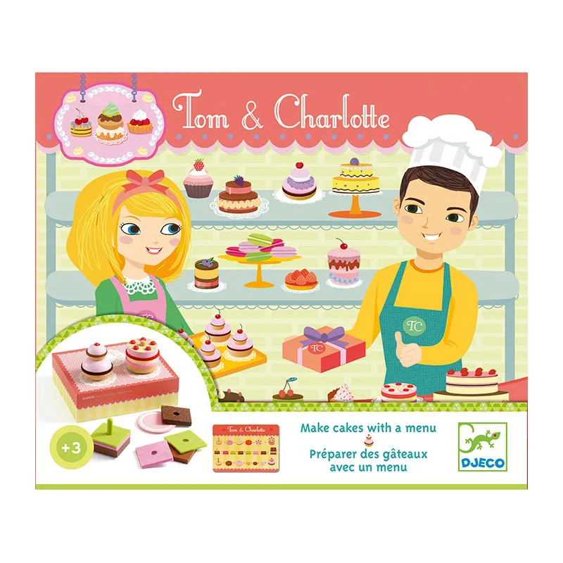 Jouet d'imitation Prépare tes gâteaux Tom & Charlotte - 3+-2
