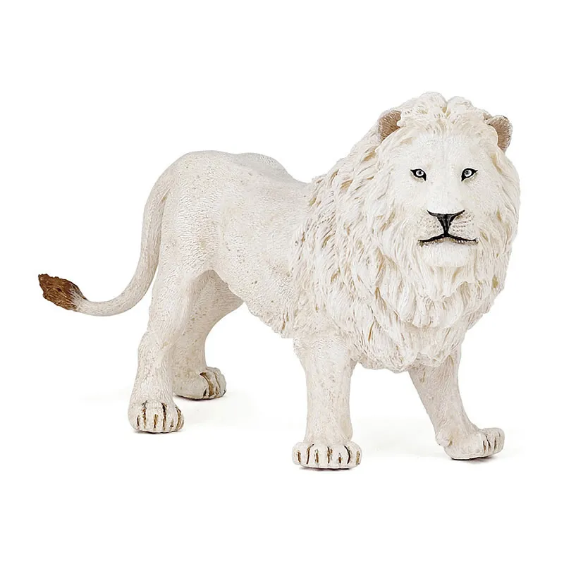 Lion blanc - 14,5x8,2cm-0