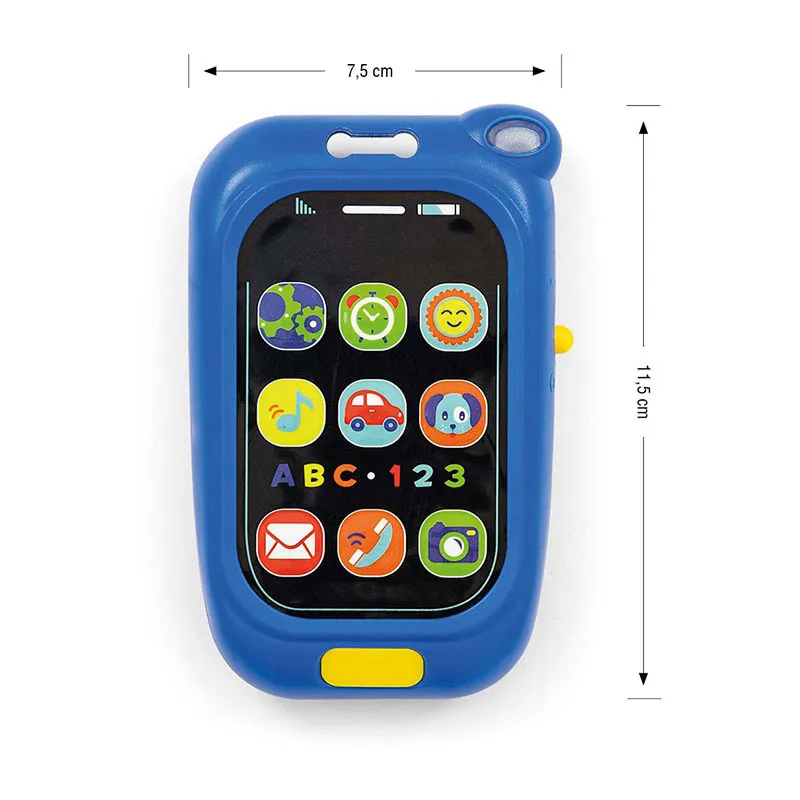 Téléphone musical Bleu - 3m+-1