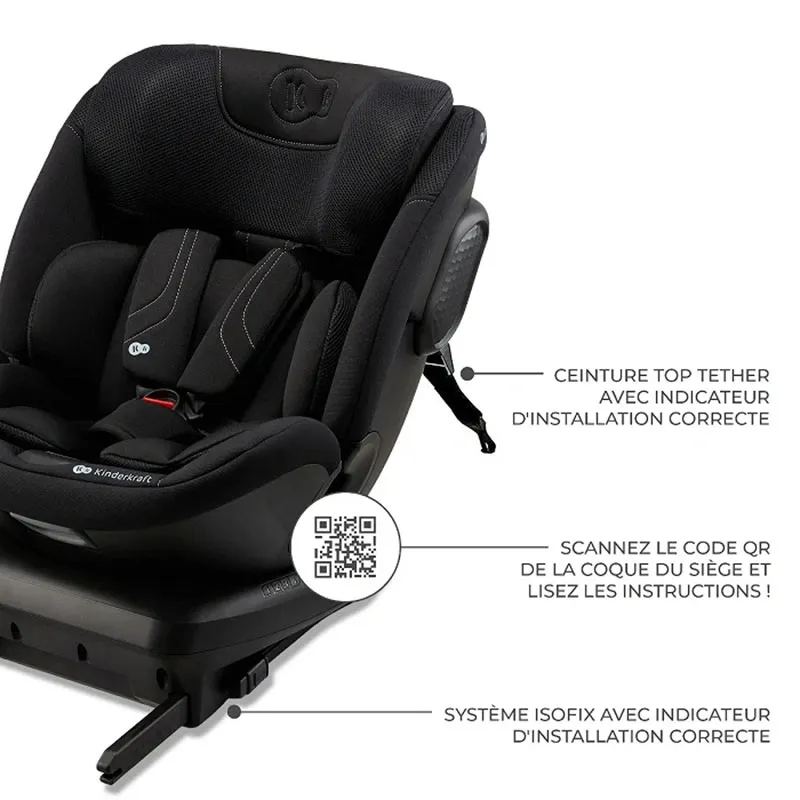 Siège auto 360° XPEDITION 3 i-Size/Isofix 40-150cm - Noir-14
