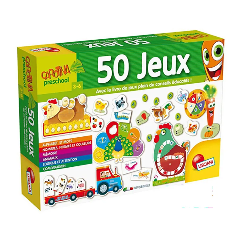 Laboratoire 50 jeux Carotina Super - 36m+-0