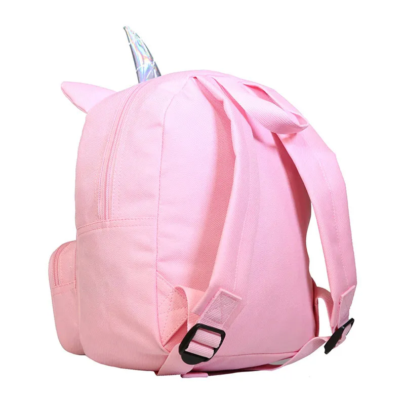 Sac à dos goûter maternelle Kids Licorne Rose - 22x26cm-3