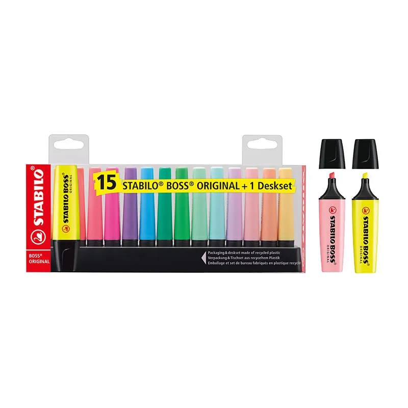 Surligneurs Fluo/Pastel- 15pcs-0