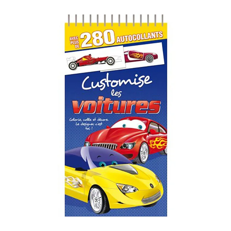 2 Livres d'activités avec autocol. Véhicules - 3+-2