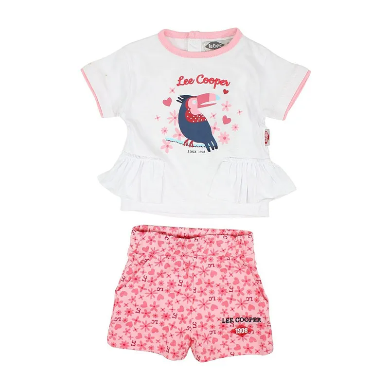 Ensemble Bébé 2pcs Pelican  - Rose-0