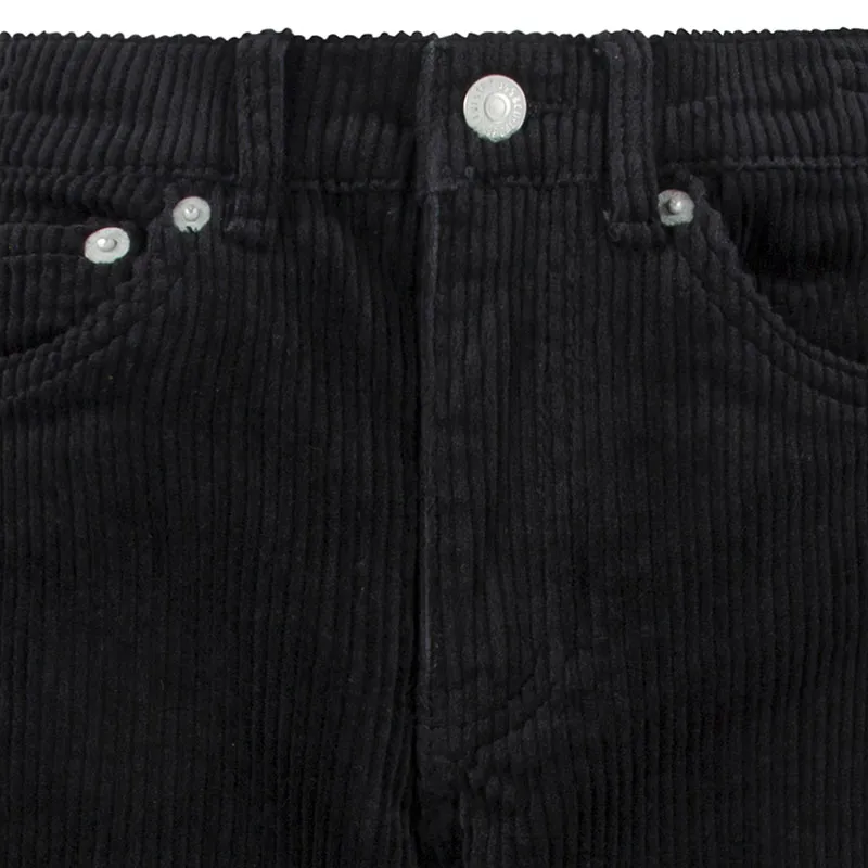 Jean Mom Corduroy - Noir-3