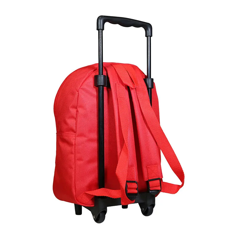 Sac à dos à roulettes maternelle Cars Rouge - 25x31cm-3