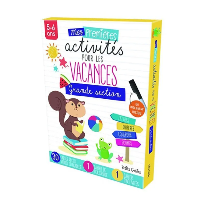 Mes 1ères activités vacances Grande section + feutre - 5+-0