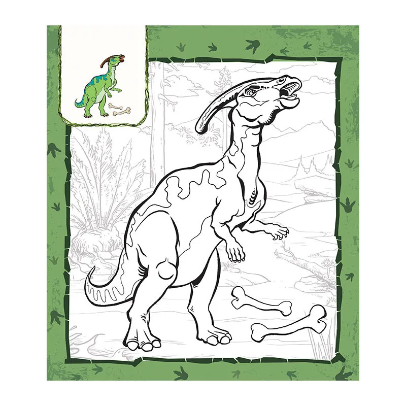 Bloc de coloriage Dinosaures - 36m+-1