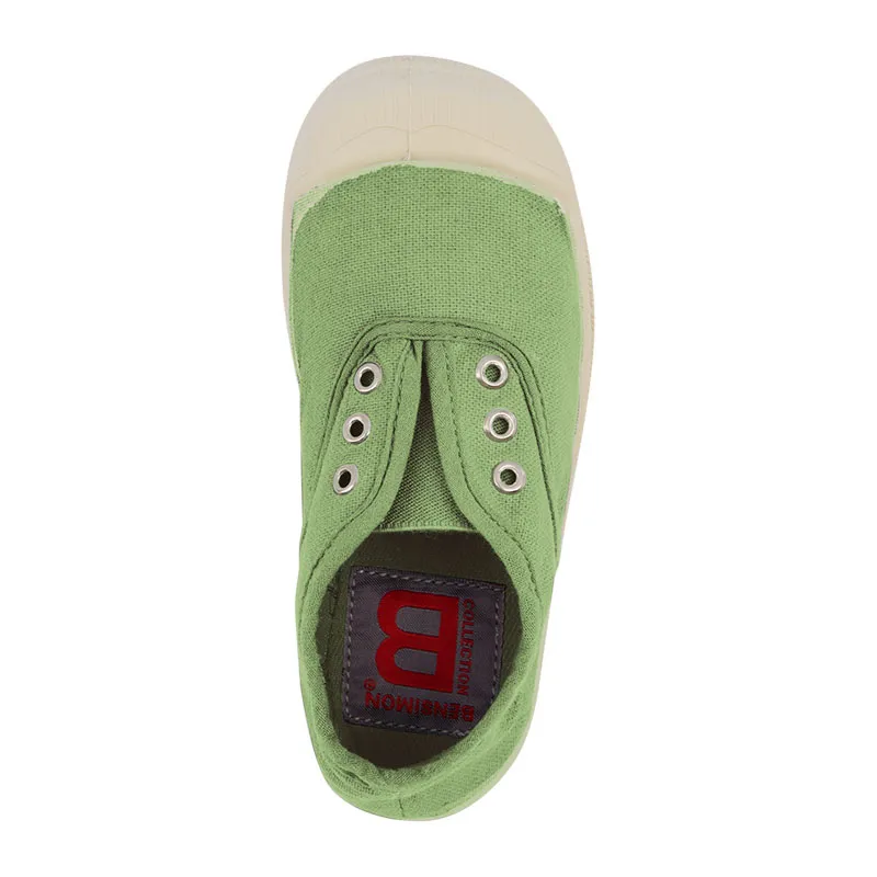 Tennis sans lacets Elly Enfant - Pomme-1