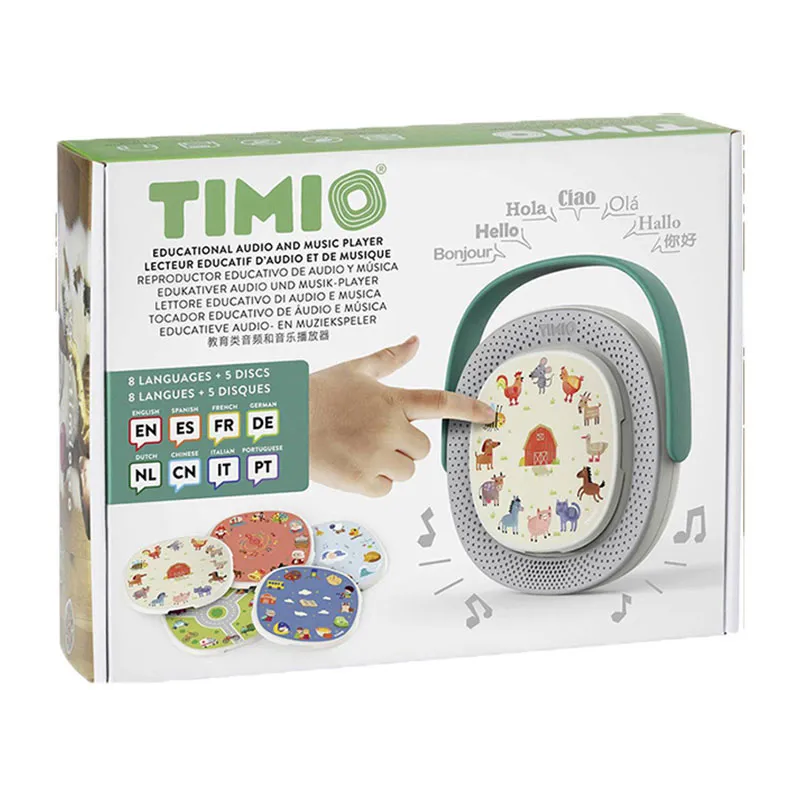 Lecteur éducatif audio Timio à piles + 5 disques - 24m+-13