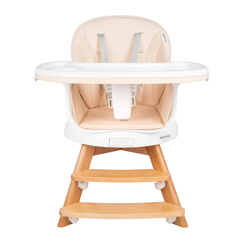 Chaise haute évolutive 3en1 Rotax Beige - 6m+-4