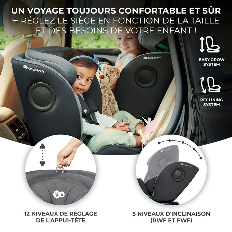 Siège-auto pivotant I-360 i-Size/Isofix 40-150 cm - Grey-22