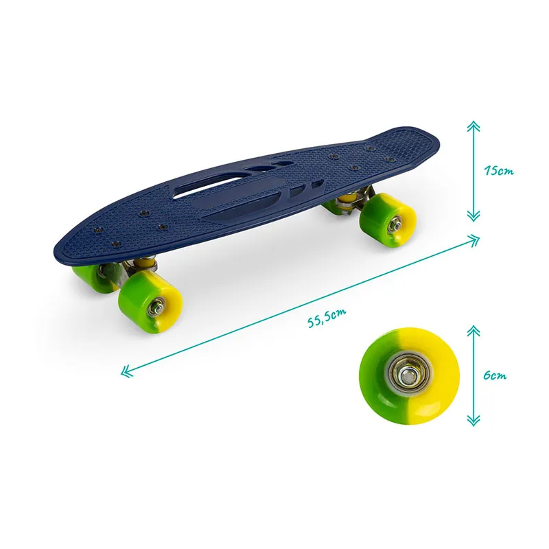 Skateboard Qkids Galaxy Citron - 36m+-5