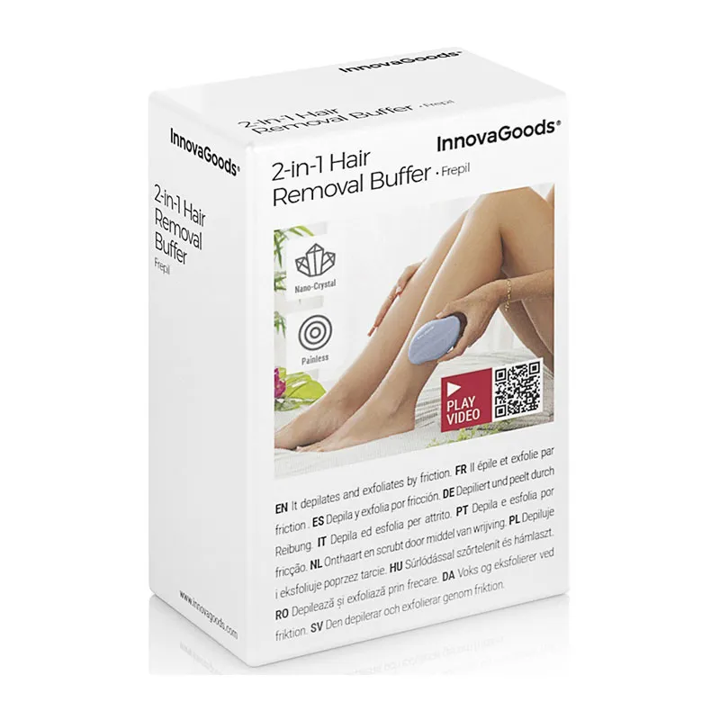 Épilateur exfoliant Bleu - 10,5x6,5x3,4cm-9