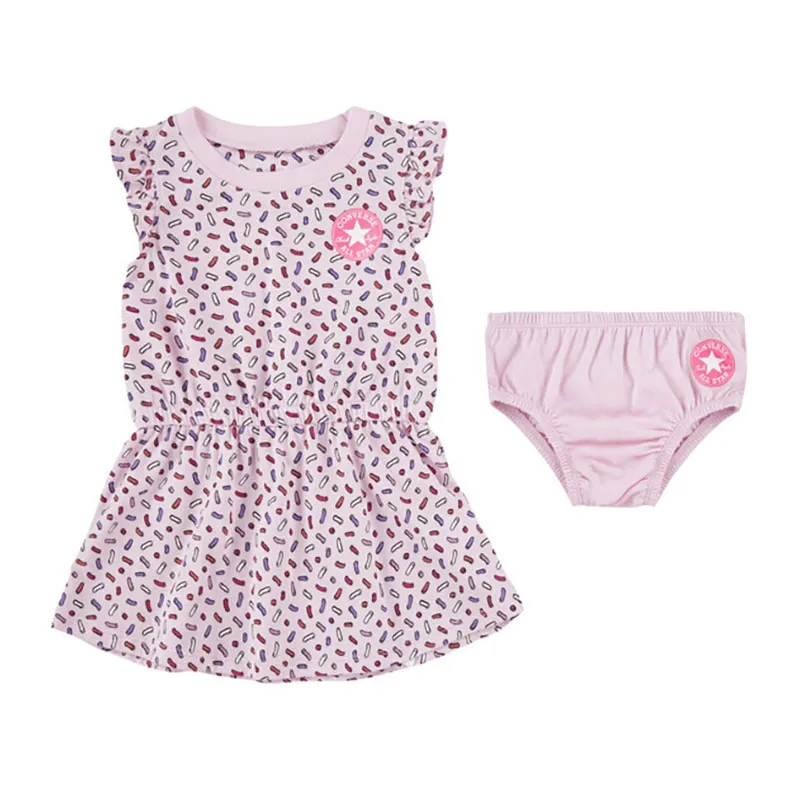 Robe + Bloomer Bébé Fun - Pink Foam - CONVERSE-0