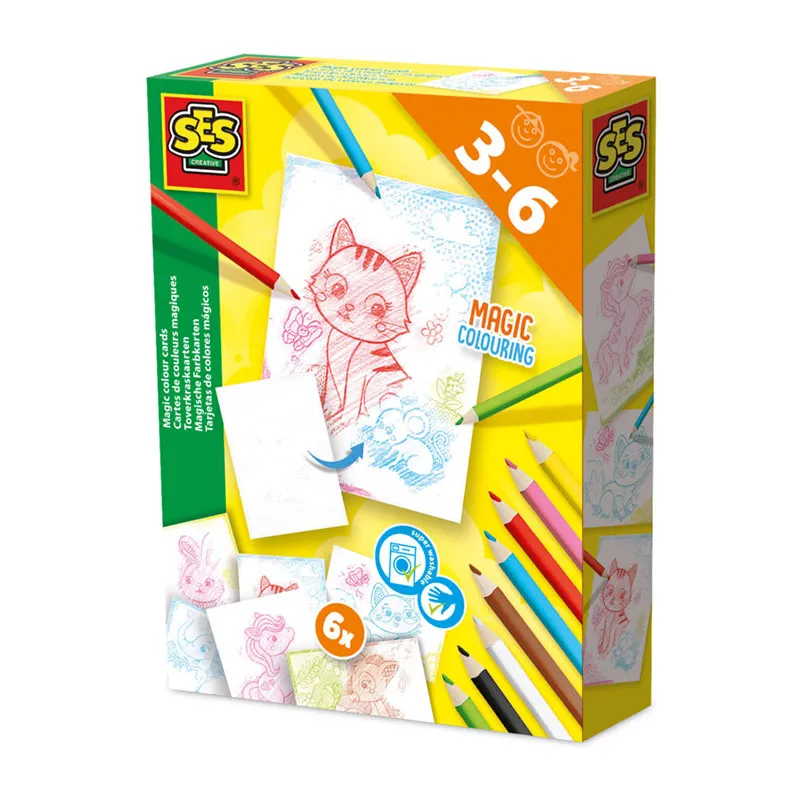 Cartes de couleurs magiques - 36m+-0