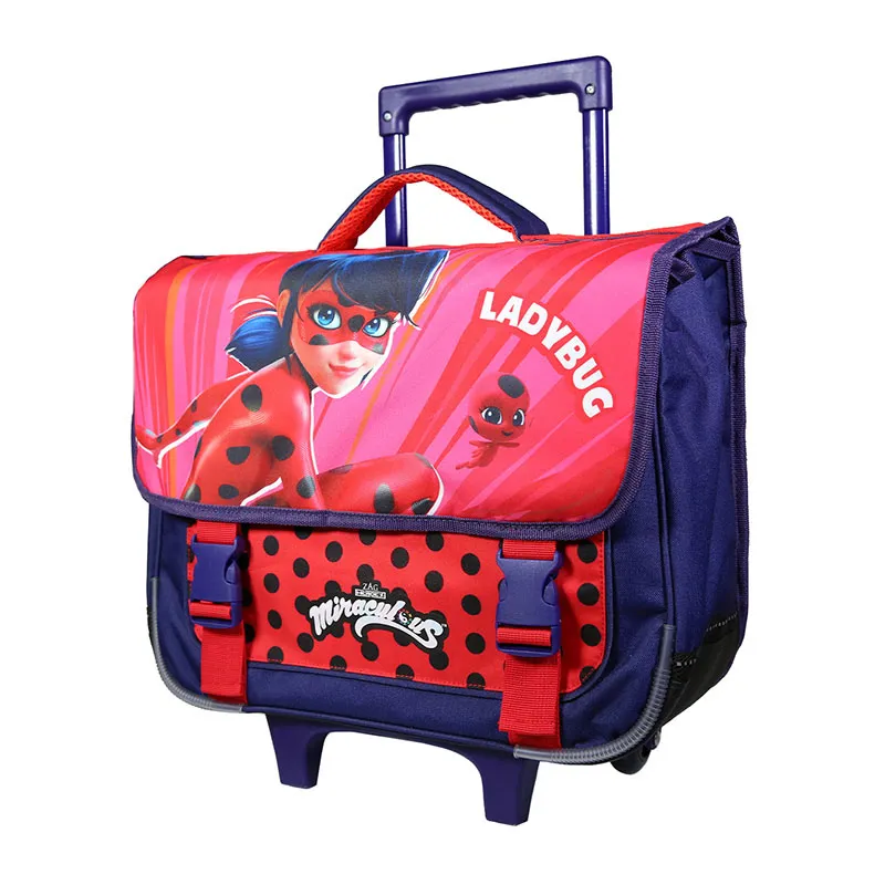 Cartable à roulettes Miraculous - 38x31cm-1