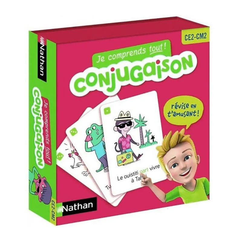 Jeu de conjugaison Je comprends tout ! - 7+-0