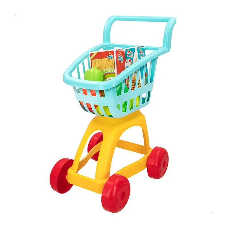 Chariot de supermarché & aliments 9pcs - 24m+-0
