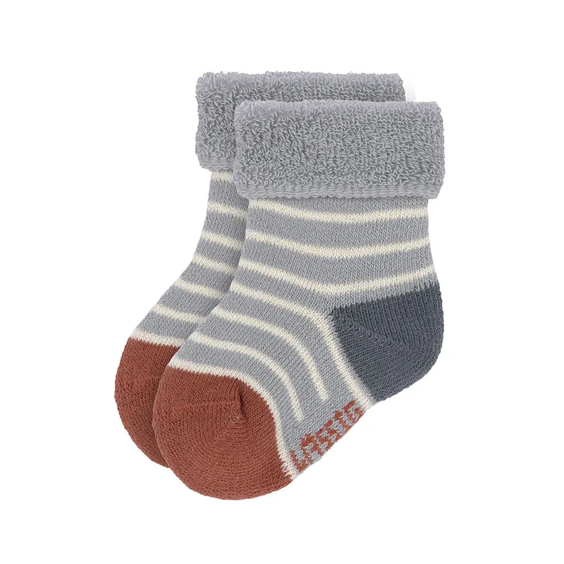 3 paires de Chaussettes Bébé BIO Tiny Farmer - Bleu-1