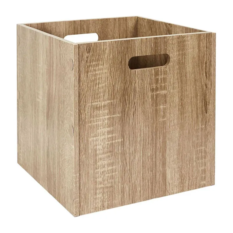 Cube de rangement Bois - 30x30cm-0