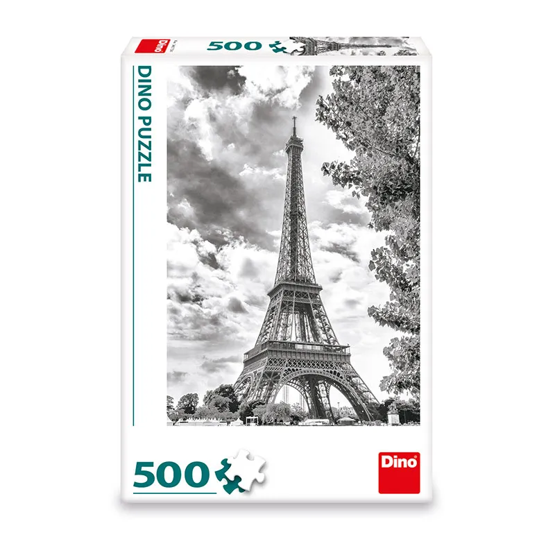 Puzzle 500pcs Tour Eiffel noir & blanc - 10+-3