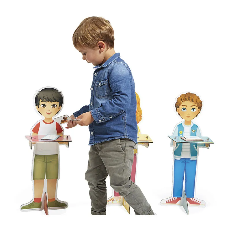 Jeu d'imitation Un jour à l'école - 36m+-4