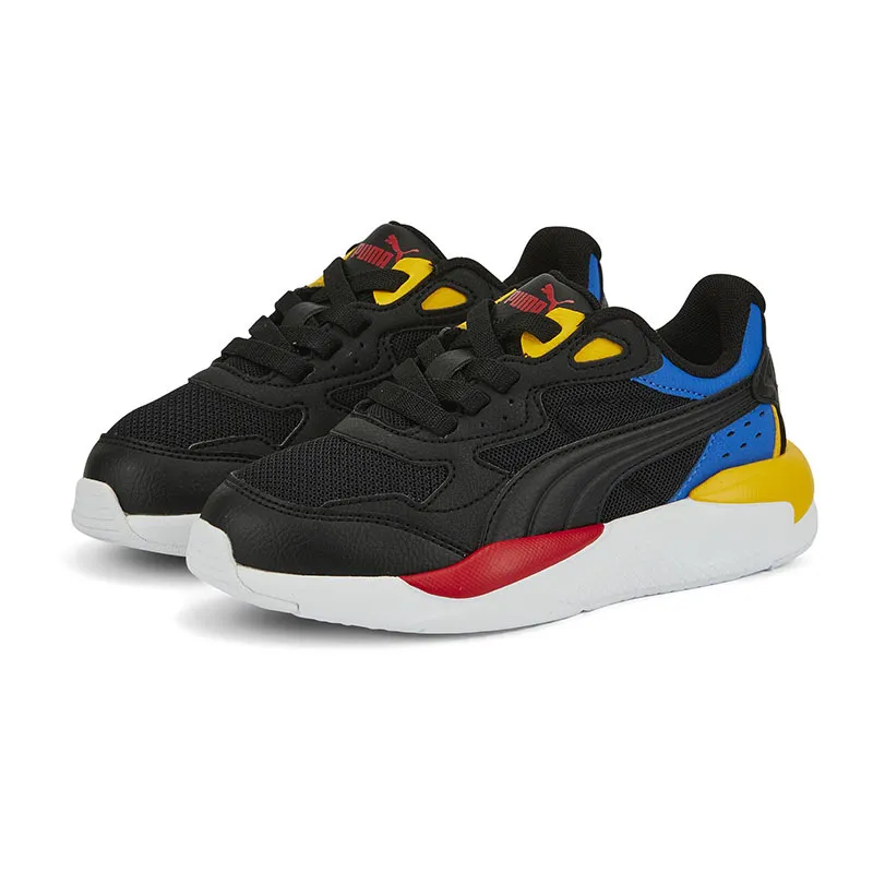 Baskets Garçon X-Ray Speed Puma - Noir/Jaune/Bleu/Rouge-0