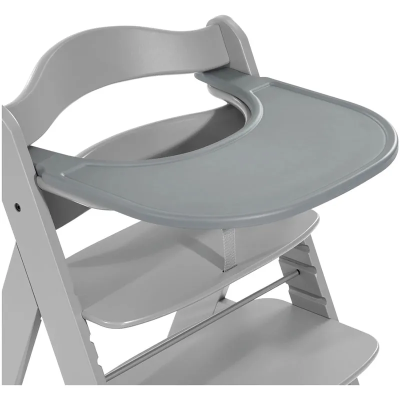 Chaise-haute Alpha+ + Transat Alpha Bouncer 2en1 + Tablette Grise - 0m+-21