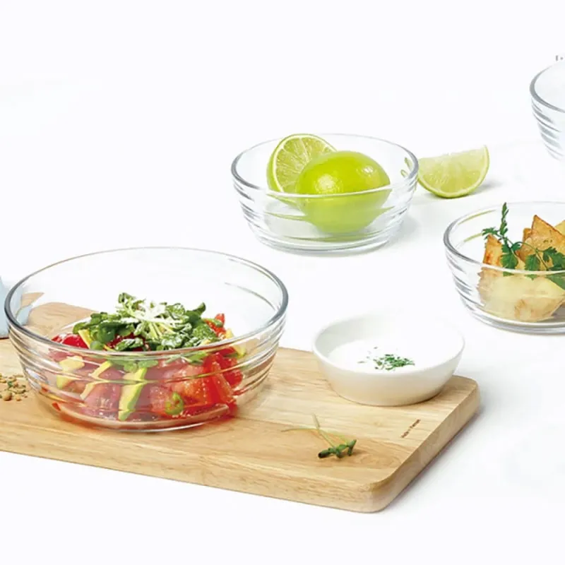 Récipient rond avec couvercle 1200ml - Transparent-1