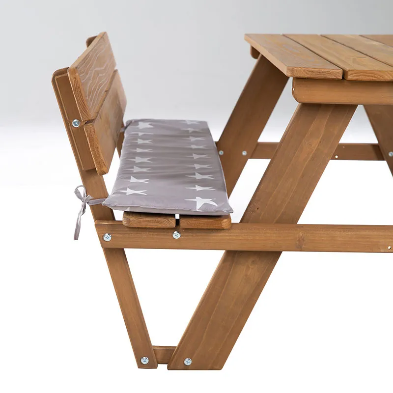 Table de pique-nique Outdoor+ Teck - 12m+-2