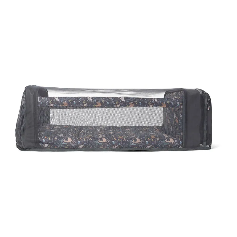 Couffin nomade/Sac à langer Anthracite Noir - 47x34cm-4