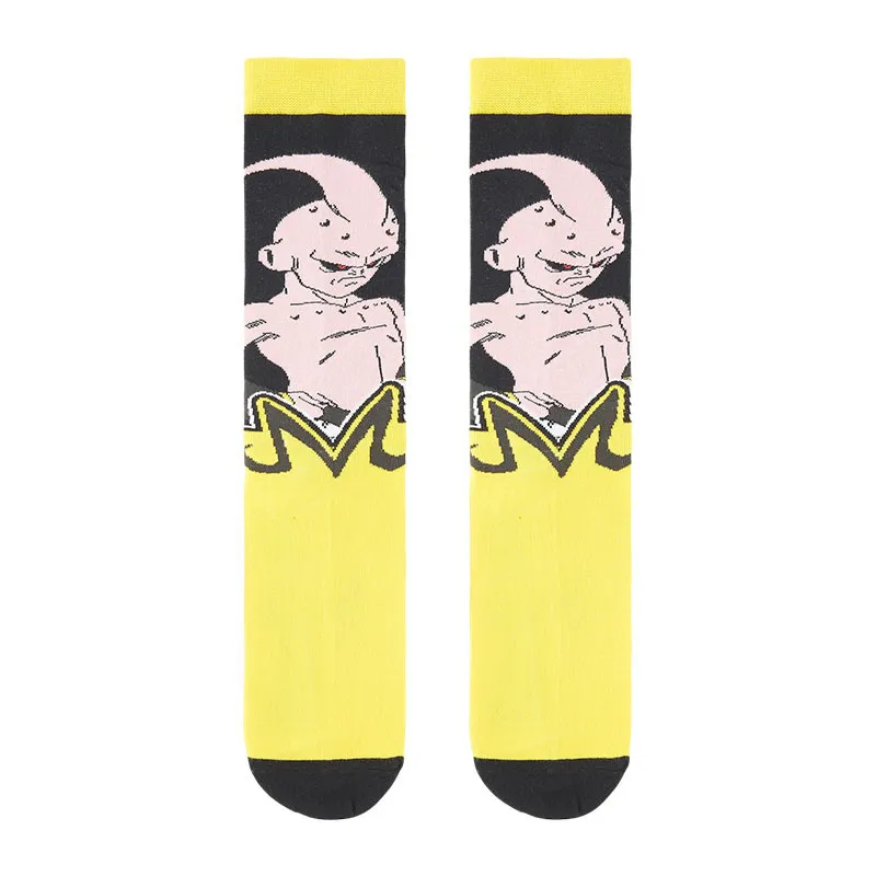 4 paires de Chaussettes Garçon Dragon Ball Z - Noir/Rouge/Orange/Gris/Jaune-8