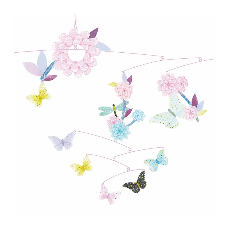Mobile papier Ronde des papillons - 0m+-3