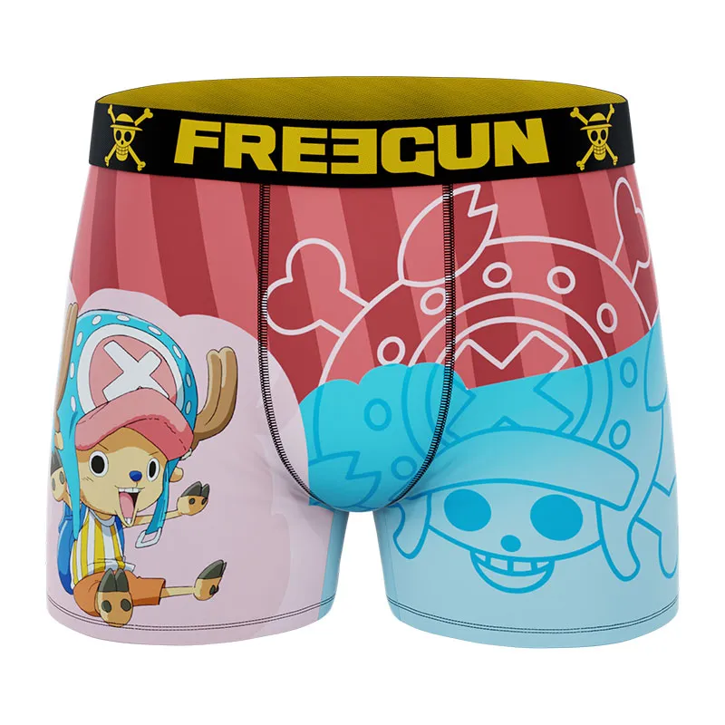 4 Boxers Garçon One Piece - Vert/Violet/Orange/Noir/Rouge-4