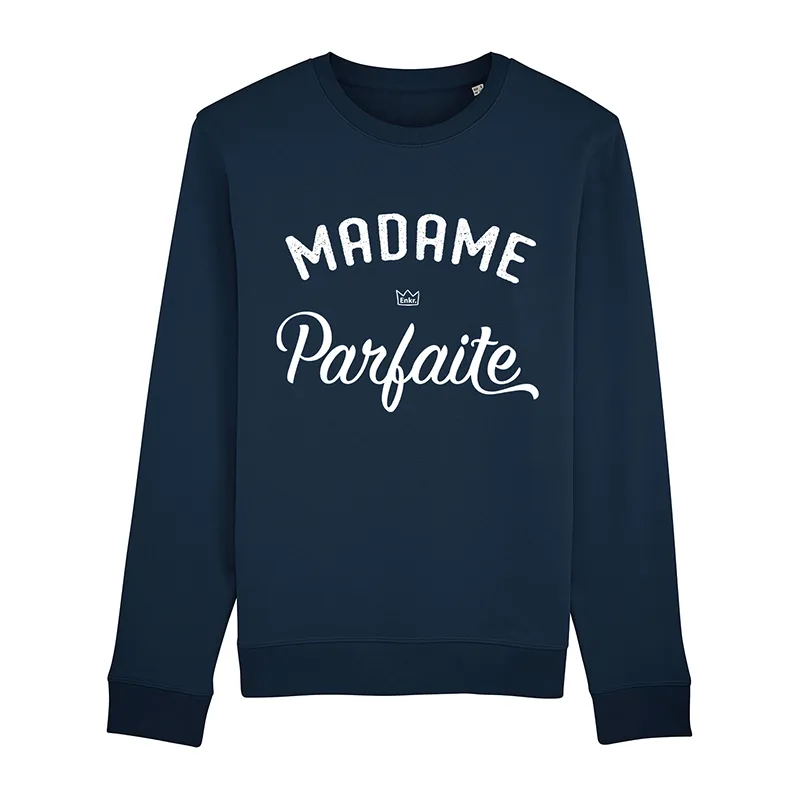 Sweat Femme Madame parfaite - Navy-0
