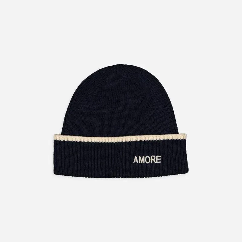 Bonnet Enfant Amore - Bleu Navy-1