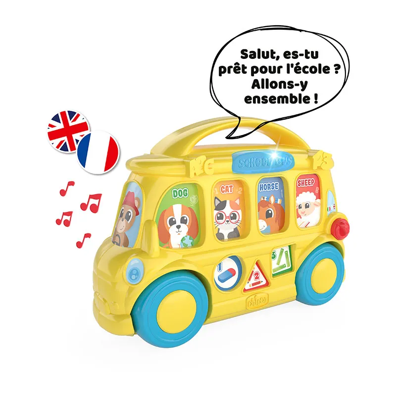 Bus d'école bilingue - 9m+-4